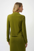 Image of Joseph Ribkoff Moss Crepe Fitted Top - Artichoke