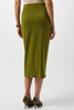 Image of Joseph Ribkoff Moss Crepe Pull-On Pencil Skirt - Artichoke