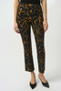 Image of Joseph Ribkoff Millennium Print Straight Leg Pull-On Pants - Multicolor