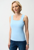Image of Joseph Ribkoff Classic Square Neck Cami - Sky Blue