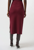 Image of Joseph Ribkoff Sweater Knit Midi Skirt - Merlot