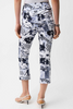 Image of Joseph Ribkoff Millennium Conversational Print Pull On Crop Pant - Blue/Vanilla