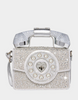 Image of Betsey Johnson Kitsch Million Stars Phone Bag - Silver