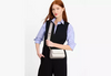 Image of Kate Spade Double Up Pebbled Leather Crossbody Bag - Taupe/Ivory