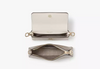 Image of Kate Spade Double Up Pebbled Leather Crossbody Bag - Taupe/Ivory