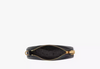 Image of Kate Spade Double Up Pebbled Leather Crossbody Bag - Black