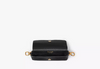 Image of Kate Spade Double Up Pebbled Leather Crossbody Bag - Black