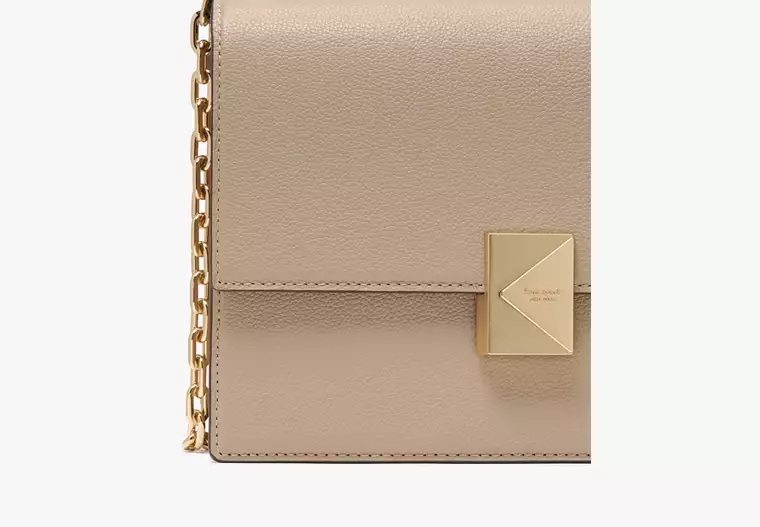 Kate Spade Deco Chain Shoulder Bag - Timeless Taupe