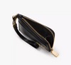 Image of Kate Spade Devin Card Case Saffiano Leather Wristlet - Black