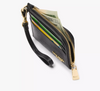 Image of Kate Spade Devin Card Case Saffiano Leather Wristlet - Black