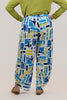 Image of Kozan Hayes Elastic Waist Pull On Pant - Blue/Green/Multicolor
