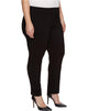 Image of Krazy Larry Pull On Ankle Pant Plus Size - Black