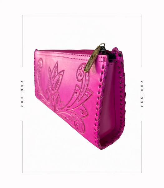 Kuriosa Ella Clutch/Crossbody Bag - Hot Pink