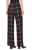 Image of Liverpool Kelsey Wide Leg Trouser - Black/Red Tattersall Plaid