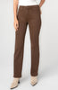 Image of Liverpool Kennedy Comfort Waist Straight Leg Jean - Carob Brown
