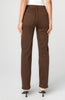 Image of Liverpool Kennedy Comfort Waist Straight Leg Jean - Carob Brown