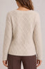 Image of Liverpool Long Sleeve Boat Neck Sweater - Light Camel Metallic