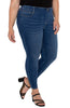 Image of Liverpool Plus Size Gia Glider Ankle Jean - Santa Ynez Blue