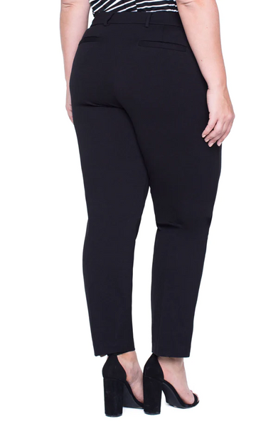 Liverpool Plus Size Kelsey Super Stretch Ponte Trouser - Black