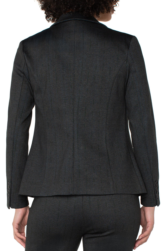 Liverpool Fitted Blazer - Smokey Charcoal