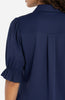 Image of Liverpool Snap Front Knit Shirt - Navy Ink
