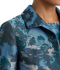 Image of Ming Wang Jacquard Woven Abstract Print Topper - Deep Teal/Tranquil Blue