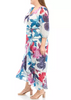 Image of Maison Tara  Plus Size Hi/Low Chiffon Maxi Dress - Ivory/Multicolor *Take 1/2 Off*