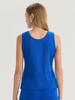 Image of Misook Scoop Neck Knit Tank - Aegean Blue