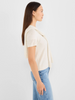Image of NIC+ZOE Piazza Over The Shoulder Sweater - Coconut
