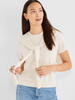 Image of NIC+ZOE Piazza Over The Shoulder Sweater - Coconut