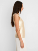 Image of NIC+ZOE Glazed Ribbed Fitted Scoop Neck Tank Top - Gold