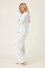 Image of PJ Salvage Parisian Dreams 2 Piece Pajama Set - Ivory