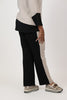 Image of Pure Essence Color Block Drawstring Pant - Tan/Black