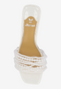 Image of J. Reneé Purla Embellished Block Heel Slide - Clear/White