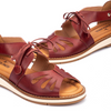 Image of Pikolinos Roquetas Lace-Up Sandal - Red