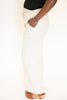 Image of Pure Essence Wide Leg Lightweight Woven Drawstring Waist Pant - Sand