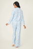 Image of PJ Salvage You Had Me At Shalom Cookie Print PJ Set - Light Sky