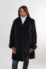Image of Rippe's Furs Natural Ranch Mink Fur Shawl Collar Stroller - Ranch