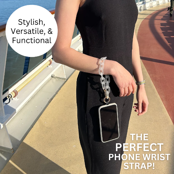 Save The Girls Clip & Go Ice Chain with Zippered Pouch - Ocean Blue