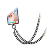 Image of Save The Girls Clip & Go Chain Strap with Zippered Pouch - Silver