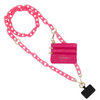 Image of Save The Girls Clip & Go Ice Chain with Zippered Pouch - Hot Pink