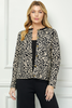 Image of See and Be Seen Leopard Print Button Front Knit Cardigan - Leopard