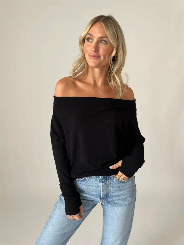 Six Fifty Anywhere Top - Black