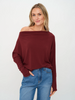 Image of Six Fifty Anywhere Top - Burgundy