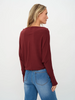 Image of Six Fifty Anywhere Top - Burgundy