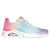 Image of Skechers Tres-Air Uno Hazey Sunset - White/Multicolor