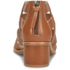 Image of Sofft Coco Back Zip Closure Stacked Heel Gladiator Sandal - Luggage Brown