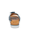 Image of Spring Step Lavona Twist Leather Slide Sandal - Blue