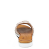 Image of Spring Step Lavona Twist Leather Slide Sandal - Silver