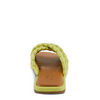 Image of Spring Step Handwoven Montauk Braided Leather Slide- Lime Green